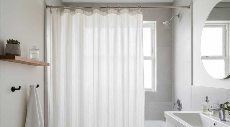 Best Shower Curtains For Small Bathrooms