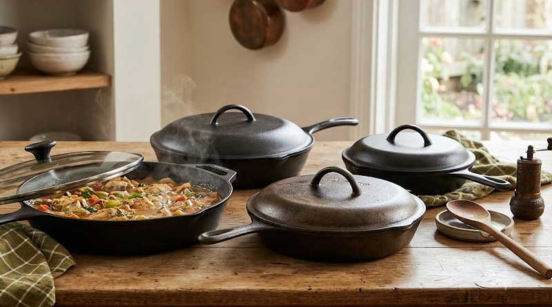 Best Cast Iron Skillets with Lids