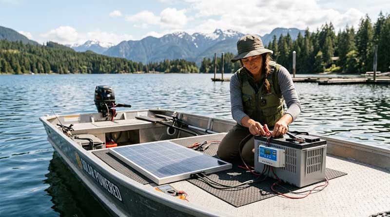 Best Solar Boat Battery Chargers